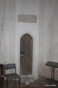 Potsgrove - St Mary. Belfry stair.