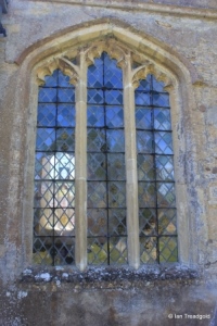 Pertenhall - St Peter. North aisle, western window.