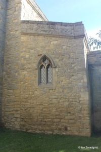 Podington - St Mary. South aisle, west window.