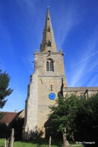 Podington - St Mary. Tower from the south.
