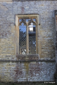 Podington - St Mary. North aisle, western window.