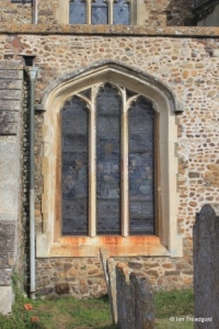 Potton - St Mary. South aisle, eastern window..