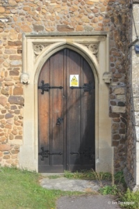 Potton - St Mary. South door. Potton - St Mary. South door.