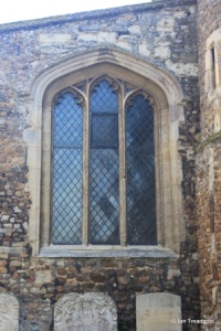 Potton - St Mary. North aisle, west window. Potton - St Mary. North aisle, west window.