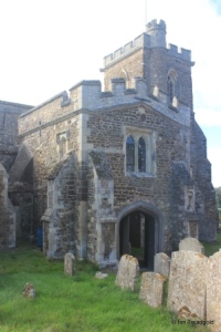 Potton - St Mary. North porch from the north-east. Potton - St Mary. North porch from the north-east.