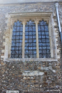 Potton - St Mary. Chancel, north-east window. Potton - St Mary. Chancel, north-east window.