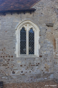 Ravensden - All Saints. North aisle, west window.