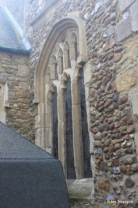 Renhold - All Saints. North aisle, east window.