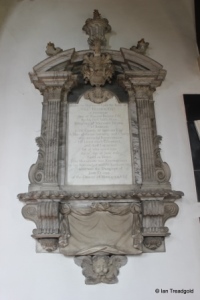 Renhold - All Saints. Becher memorials.