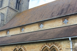 Ridgmont - All Saints. South aisle clerestory. Ridgmont - All Saints. South aisle clerestory.