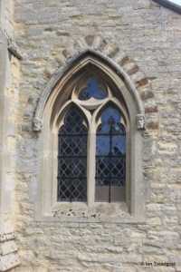 Ridgmont - All Saints. South aisle, west window. Ridgmont - All Saints. South aisle, west window.