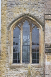 Riseley - All Saints. North aisle, western window.