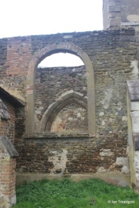 Old Ridgmont - All Saints. North aisle, western window.