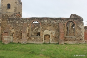 Old Ridgmont - All Saints. View from the south.