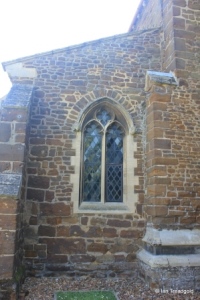 Sandy - St Swithuns. North aisle, west window.