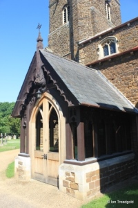 Sandy - St Swithuns. South porch.