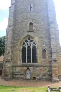 Sharnbrook - St Peter. West tower. west window. Sharnbrook - St Peter. West tower. west window.