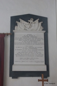 Sharnbrook - St Peter. Chancel monument. Sharnbrook - St Peter. Chancel monument.