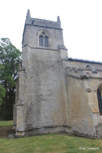 Shelton - St Mary. West tower from the south. Shelton - St Mary. West tower from the south.