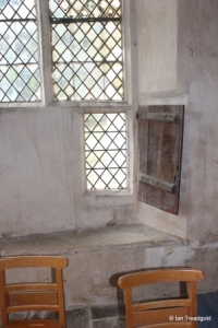 Shelton - St Mary. Chancel, south-western window internal. Shelton - St Mary. Chancel, south-western window internal.
