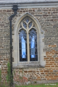 Shillington - All Saints. North aisle, western window.