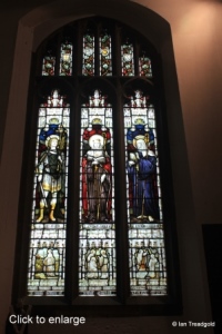 Ampthill, St Andrew the Apostle. Stained glass.