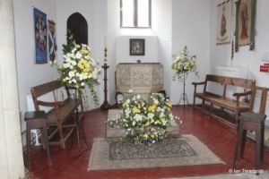 St Andrew parish church, Ampthill. West end internal.