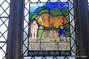 St Andrew parish church, Ampthill. Stained glass.