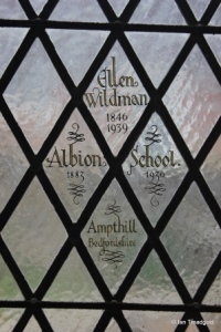 St Andrew parish church, Ampthill. Stained glass.