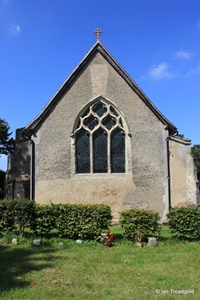 Arlesey, St Peter. East window.