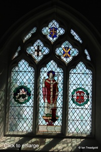 Arlesey, St Peter. East window internal.