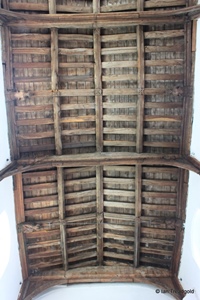 Arlesey, St Peter. Nave roof.