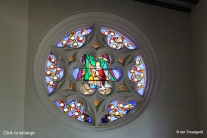 Aspley Guise, St Botolph. Stained glass.