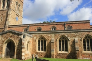Southill - All Saints. Clerestory from the south.