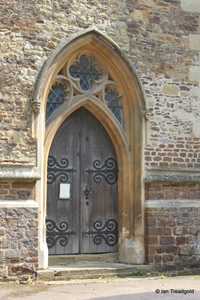 Apsley Guise, St Botolph. West door. Apsley Guise, St Botolph. West door.