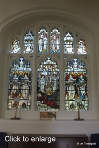Southill - All Saints. North aisle window, internal.