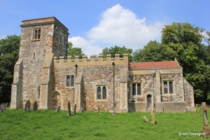 Battlesden - St Peter and All Saints. View from the south.