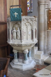 Cranfield - St Peter & St Paul. Pulpit.