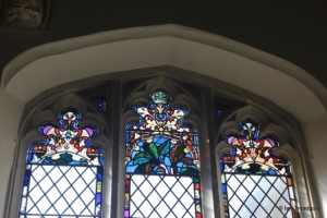Cranfield - St Peter & St Paul. Internal stained glass.