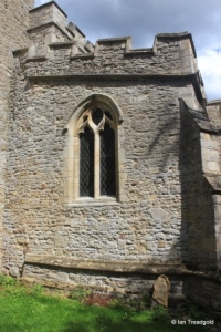 Stagsden - St Leonard. South aisle, west window.