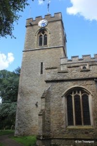 Stagsden - St Leonard. Tower from the south.
