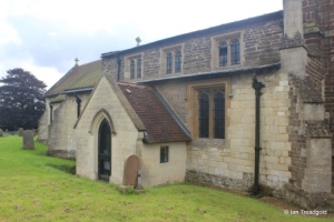 Stanbridge - St John the Baptist. View from the north-west.