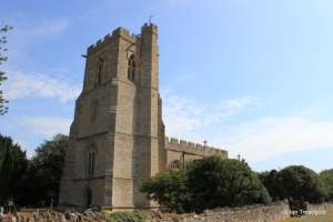 Bromham - St Owen. View from the south-west. Bromham - St Owen. View from the south-west.