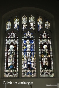 Stanbridge - St John the Baptist. East window, internal.