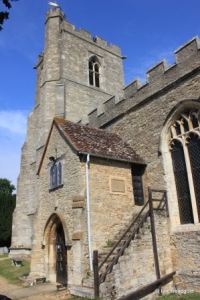 Bromham - St Owen. South porch from the south-east. Bromham - St Owen. South porch from the south-east.
