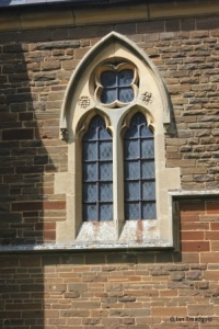 Steppingley - St Lawrence. Chancel south-west window.