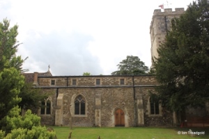 Barton-le-Clay - St Nicholas. North aisle from the north.