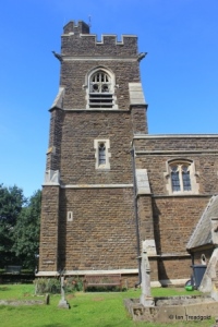 Steppingley - St Lawrence. Tower from the south.