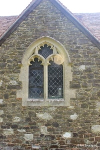 Billington, St Michael and All Angels. Vestry window.