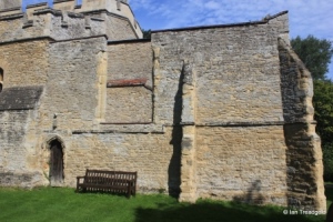 Stevington - St Mary. Ruined south chapel.